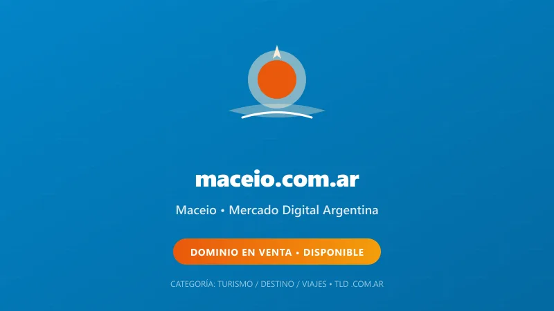 Identidad gráfica y activo digital para Maceio en Argentina